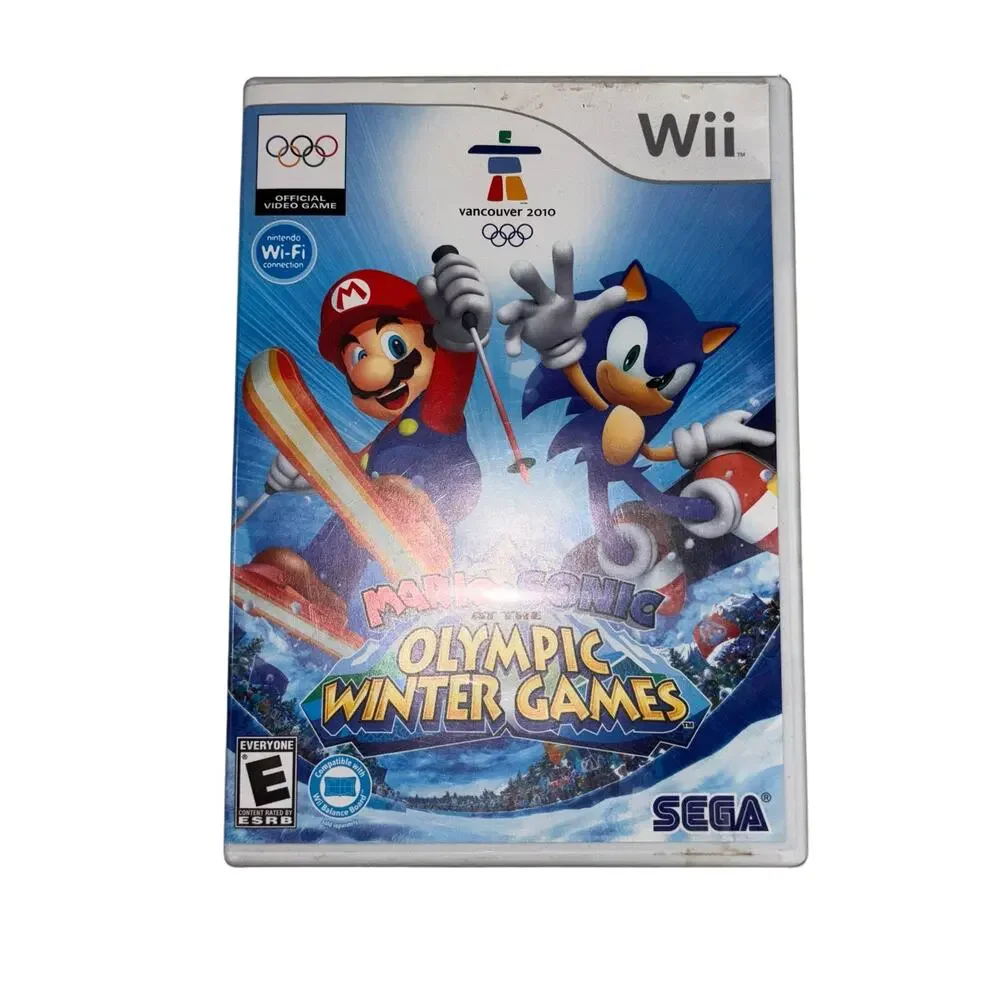 Nintendo Wii Olympic Games Mario Sonic Vancouver 2010